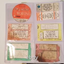 Book Of Concert Ticket Stubs 1980'-1990's. Poison, Green Day 1994 Metallica 1984