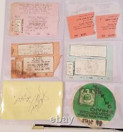 Book Of Concert Ticket Stubs 1980'-1990's. Poison, Green Day 1994 Metallica 1984