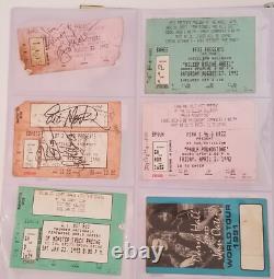 Book Of Concert Ticket Stubs 1980'-1990's. Poison, Green Day 1994 Metallica 1984