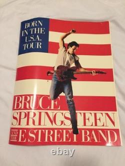 Bruce SPRINGSTEEN 1984 BORN IN THE USA Tour Concert Book GERMANY/TICKET STUB