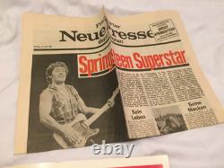 Bruce SPRINGSTEEN 1984 BORN IN THE USA Tour Concert Book GERMANY/TICKET STUB