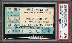 Bruce Springsteen Dancing In The Dark Courtney Cox Debut Concert Ticket 1984 Psa