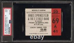 Bruce Springsteen PSA 2 Concert Ticket Stub 1981 Wembley River tour Pop 1