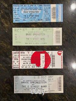 Bruce Springsteen & The E Street Band Lot Of 12 Concert Ticket Stubs 2003 2018