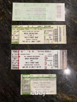 Bruce Springsteen & The E Street Band Lot Of 12 Concert Ticket Stubs 2003 2018