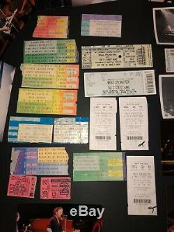 Bruce Springsteen Ticket Stubs and Concert Photos 1976-2009