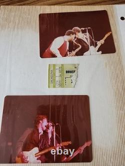 Bruce Springsteen original 1981 ticket stubs from Michigan show + Concert photos