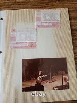 Bruce Springsteen original 1981 ticket stubs from Michigan show + Concert photos