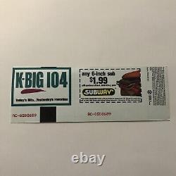 Budweiser Superfest R Kelly Heavy D Coolio Warren G Concert Ticket Stub Vtg 1994