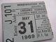 Ccr 1969 Original Concert Ticket Stub Credence Clearwater Revival Columbia, Md