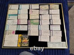 CLASSIC ROCK CONCERT TICKET STUBS (34) From 1985-2006