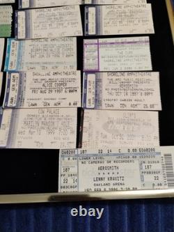 CLASSIC ROCK CONCERT TICKET STUBS (34) From 1985-2006