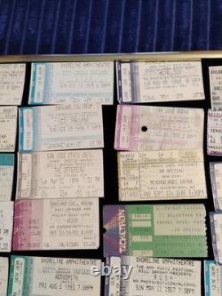CLASSIC ROCK CONCERT TICKET STUBS (34) From 1985-2006