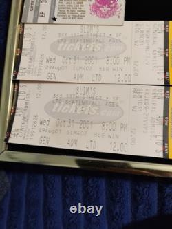 CLASSIC ROCK CONCERT TICKET STUBS (34) From 1985-2006