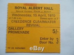 CREDENCE CLEARWATER REVIVAL 1970 Original CONCERT TICKET STUB CCR London EX+