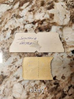 Carlos Santana Concert Ticket Stubs Legendary 1970 Tanglewood Show! Lenox Mass