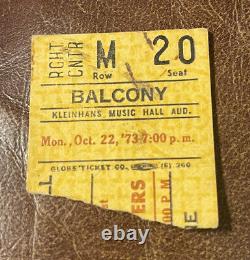 Carpenters Rare Concert Ticket Stub Buffalo, Ny 10/22/1973