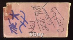 Cat Stevens 7-17-1974 Concert Ticket Stub Madison Square Garden Front Row Seat