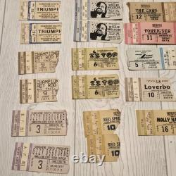 Charleston WV Civic Center/Huntington WV Rock/Country Concert Ticket Stubs