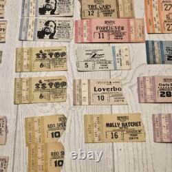 Charleston WV Civic Center/Huntington WV Rock/Country Concert Ticket Stubs