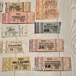 Charleston WV Civic Center/Huntington WV Rock/Country Concert Ticket Stubs