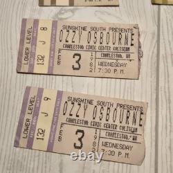 Charleston WV Civic Center/Huntington WV Rock/Country Concert Ticket Stubs