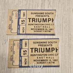 Charleston WV Civic Center/Huntington WV Rock/Country Concert Ticket Stubs