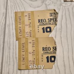 Charleston WV Civic Center/Huntington WV Rock/Country Concert Ticket Stubs