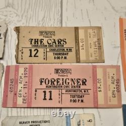 Charleston WV Civic Center/Huntington WV Rock/Country Concert Ticket Stubs