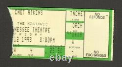 Chet Atkins Final Concert Ticket Stub 6/12/1998 Tennessee Theatre Knoxville