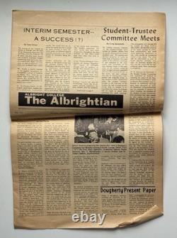 Chicago Original 1970 Concert Ticket Stub W Newspaper Terry Kath Peter Cetera