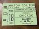 Chicago Rare Concert Ticket Stub Ames, Ia 11/18/1972