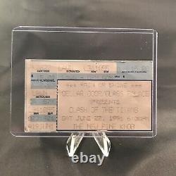 Clash Of The Titans Megadeth Slayer Anthrax Alice Concert Ticket Stub June 1991