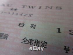Cocteau Twins 1986 Japan Tour Ticket Stub for Osaka Concert 4AD Shoegazer
