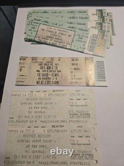 Collection Lot of 160+ Concert Ticket Stubs, Stones, Who, Springsteen, 90+ Shows