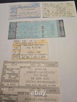 Collection Lot of 160+ Concert Ticket Stubs, Stones, Who, Springsteen, 90+ Shows