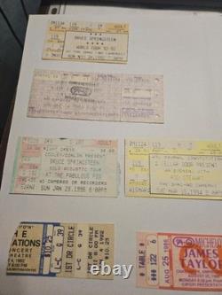 Collection Lot of 160+ Concert Ticket Stubs, Stones, Who, Springsteen, 90+ Shows
