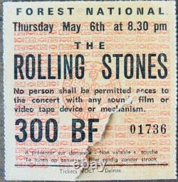 Collectors Ticket Stubs from Music Concerts Choose from List 2