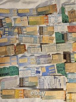 Concert Stubs And Tickets U2, Stones, Van Halen, Letterman, Ramones, Police And More