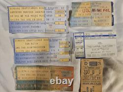 Concert Stubs And Tickets U2, Stones, Van Halen, Letterman, Ramones, Police And More