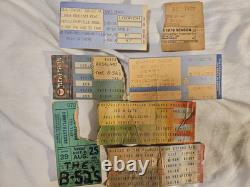 Concert Stubs And Tickets U2, Stones, Van Halen, Letterman, Ramones, Police And More
