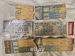 Concert Stubs And Tickets U2, Stones, Van Halen, Letterman, Ramones, Police And More