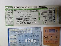 Concert Stubs Madison Square Garden, Zepplin, Queen, Pink Floyd Rare Make A Offer