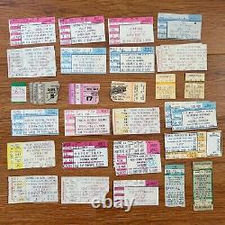 Concert Ticket Stub Lot of 33 Paul McCartney Elton John Ramones 80s 90s