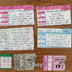 Concert Ticket Stub Lot of 33 Paul McCartney Elton John Ramones 80s 90s