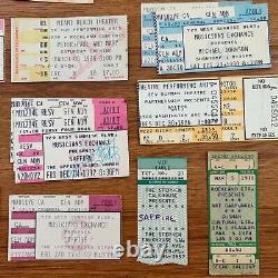 Concert Ticket Stub Lot of 33 Paul McCartney Elton John Ramones 80s 90s