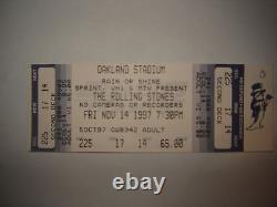 Concert Ticket Stub Rolling Stones 11/14/97 Unused Ticket