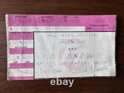 Concert Ticket Stubs 1990's Punk/ska Lot Of 11 Bad Religion, Green Day, NOFX, etc