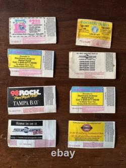 Concert Ticket Stubs 1990's Rock/Metal Lot Of 8 Metallica, Pantera, Danzig, etc