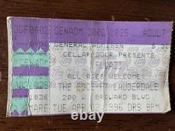 Concert Ticket Stubs 1990's Rock/Metal Lot Of 8 Metallica, Pantera, Danzig, etc